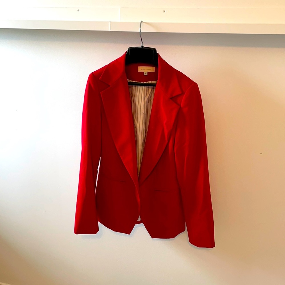 Shopbop Basics Classic Red Blazer